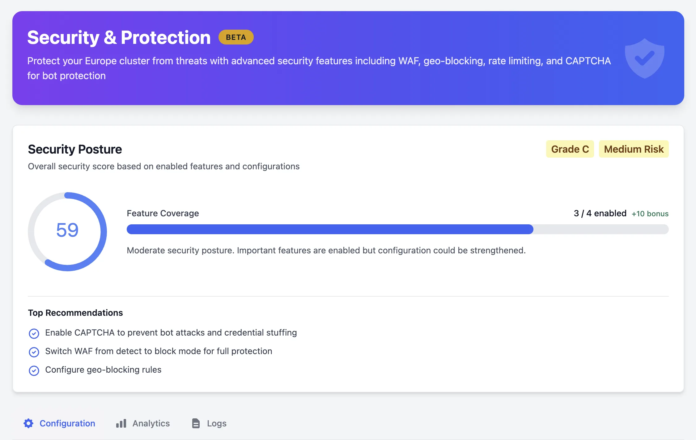 Managed Auth. Your Data, Your Control.