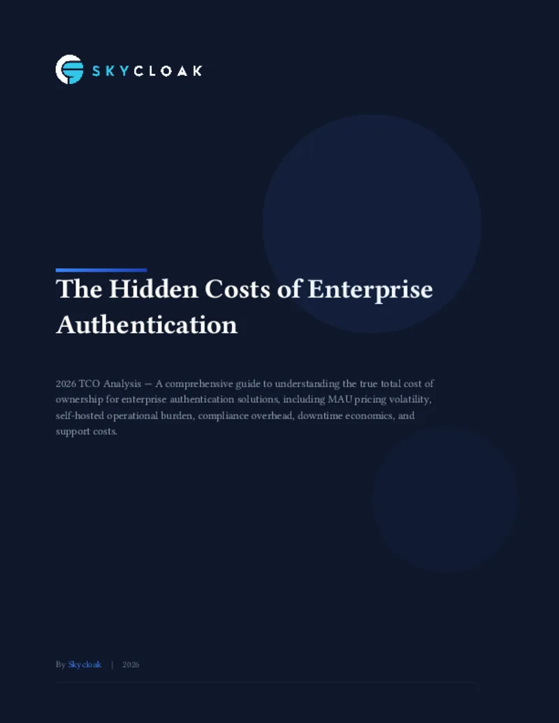 Hidden Costs of Enterprise Authentication: 2026 TCO Analysis
