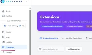 Keycloak custom extensions