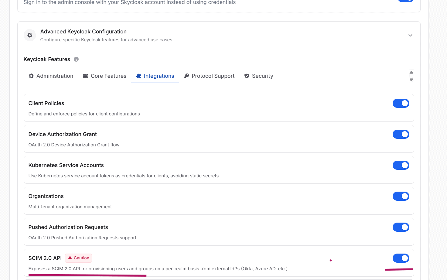 SCIM Integration Between Okta and Keycloak
